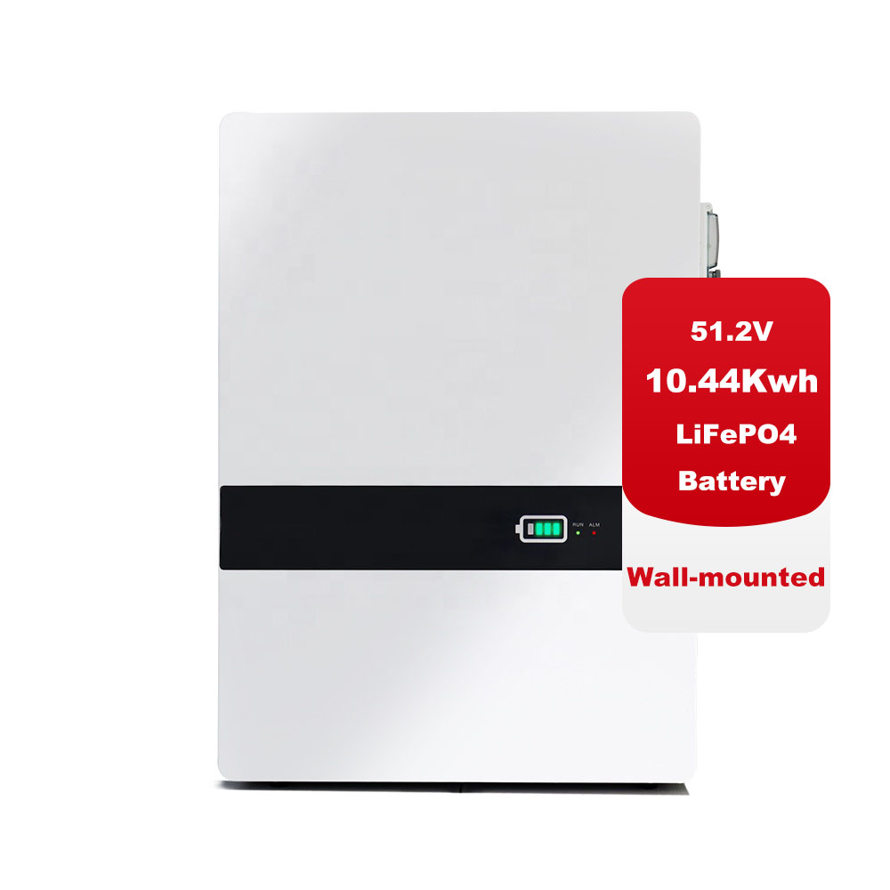 Wall-mounted 10KWh LiFePO4 Lithium Batteries